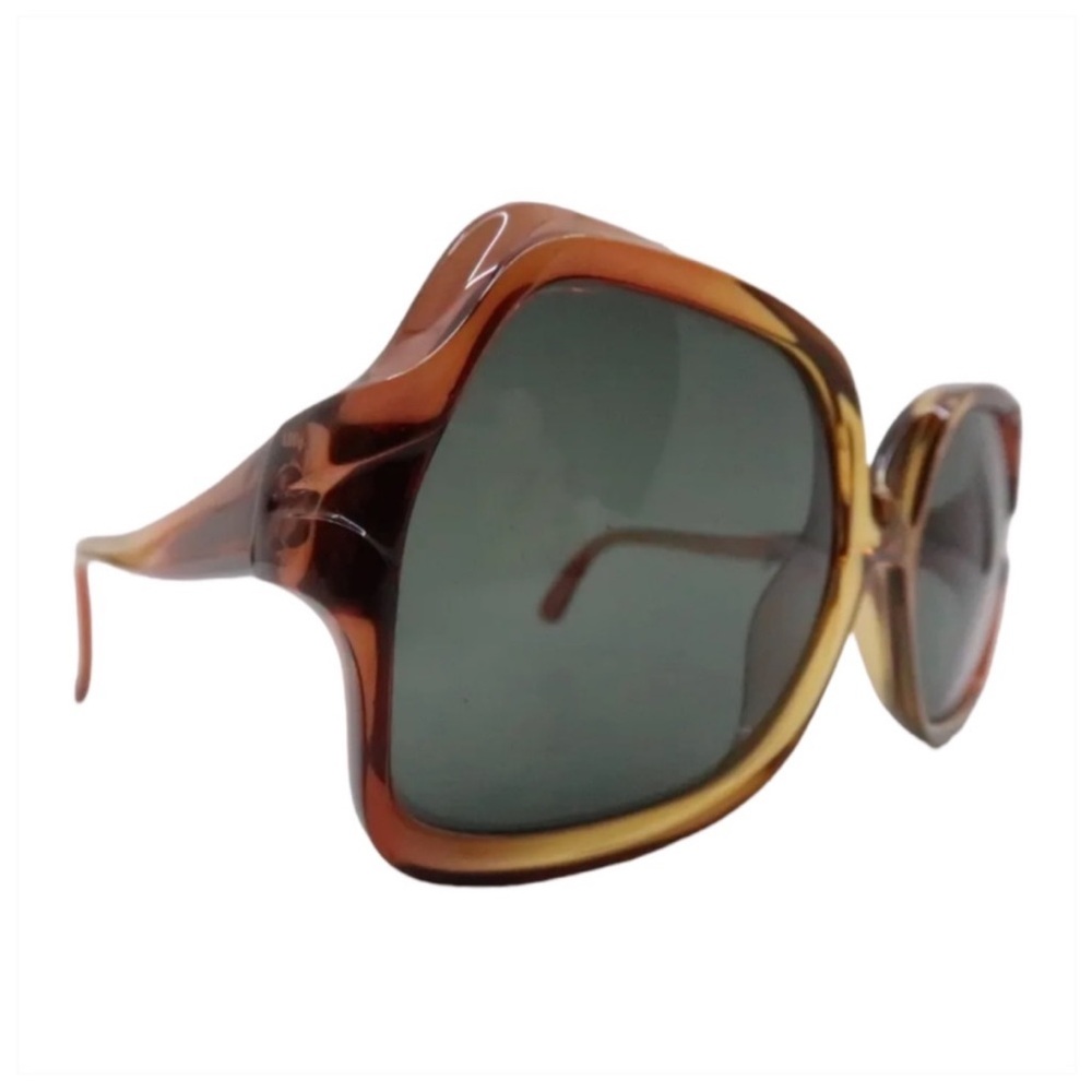 Sold// 1970 Corra Optyl Sunglasses,Oversized Statement Boho Women’s Sunnies - Picture 3 of 6
